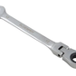 Silver ratcheting wrench with 'Bluespot' branding on a white background