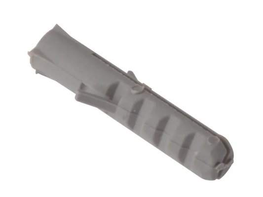 Gray plastic tool on a white background
