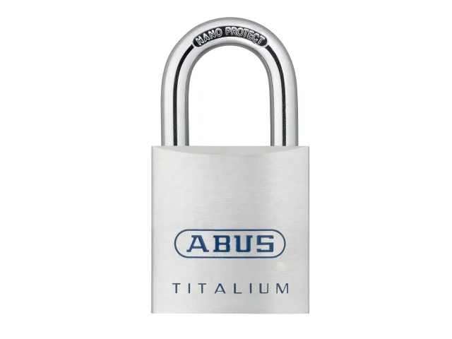 ABUS Titalium padlock on a white background