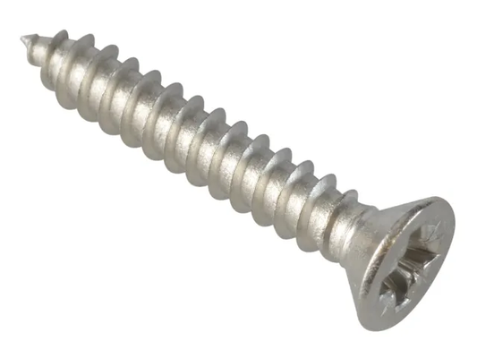Self-Tapping Screw Pozi Compatible CSK A2 SS 3/4in x 8 ForgePack 30 - [product-vendor]