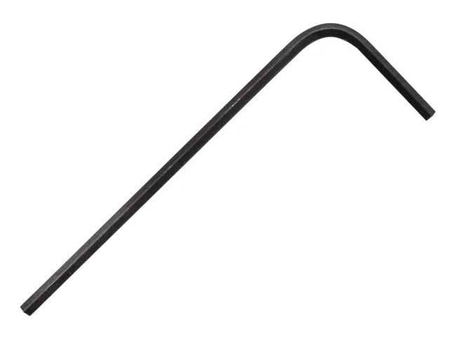Black Allen wrench on a white background