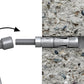 Hammer with a chisel attachment on a white background
