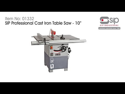 SIP 10" Professional Cast Iron Table Saw