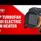 SIP FIREBALL Turbofan 3001 Electric Fan Heater