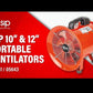 SIP 12" Portable Ventilator