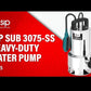 SIP SUB 3075-SS Heavy-Duty Dirty Water Pump