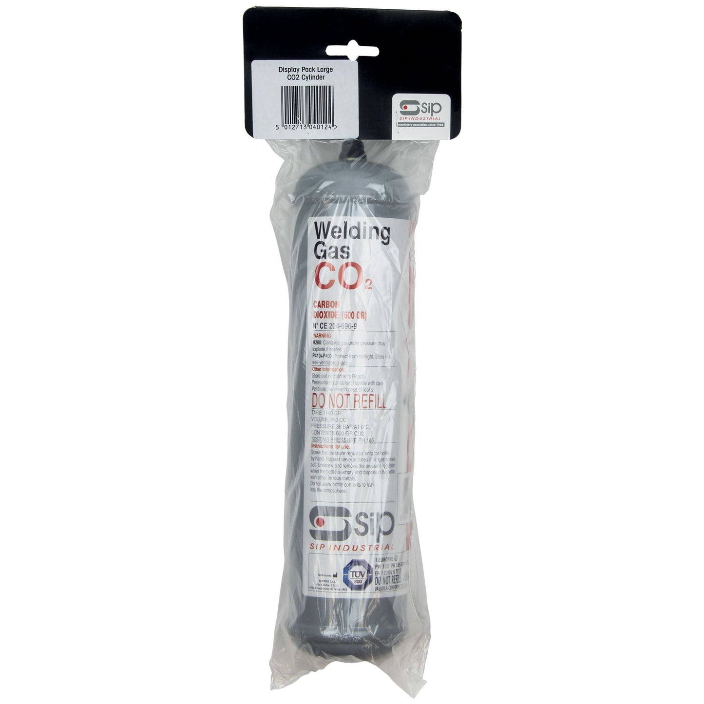 SIP 390g CO2 Disposable Gas Bottle Pack, Sip Industrial