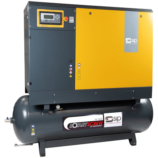 SIP RS22-10-500BD/FF 500ltr Rotary Screw Compressor, Sip Industrial