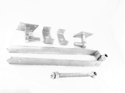 133 Adjustable Field Gate Set on 4" x 4" plates HSG 600mm / 24", Morgans OJ
