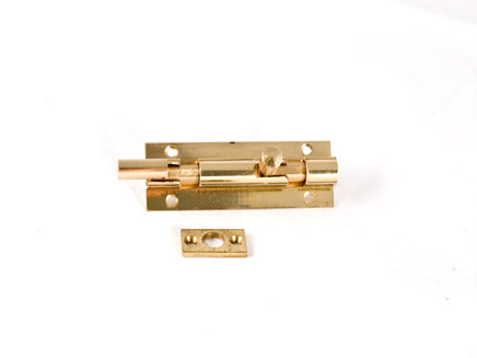 240 Brass Necked Barrel Bolt (1 per Card) PLB, Morgans OJ