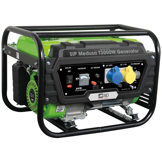 SIP MEDUSA T3000W Petrol Generator, Sip Industrial