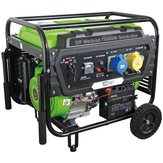 SIP MEDUSA T5500W Petrol Generator, Sip Industrial