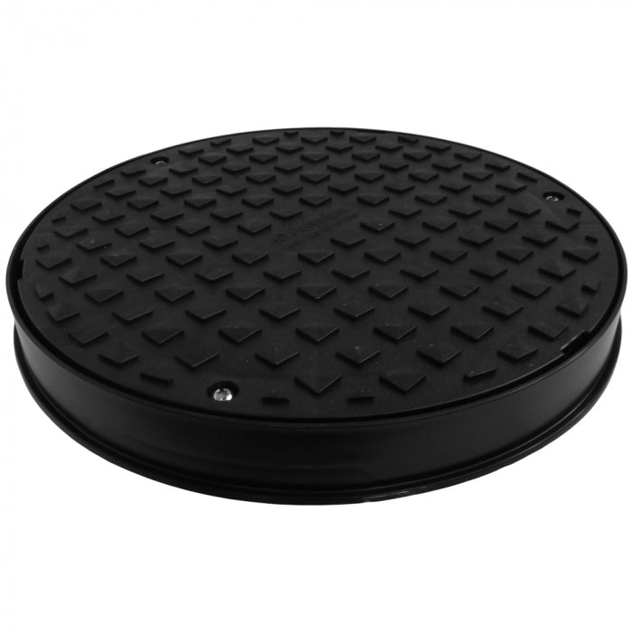 320mm Round Plastic Cover Black, MorgansOsw