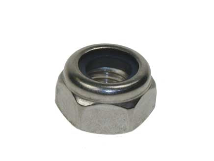 A2 - 304  St/St Nylon Insert Nuts 'P' Type DIN 982, Morgans OJ