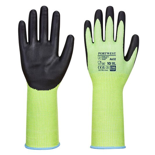 Green Cut Glove Long Cuff, Morgans PW