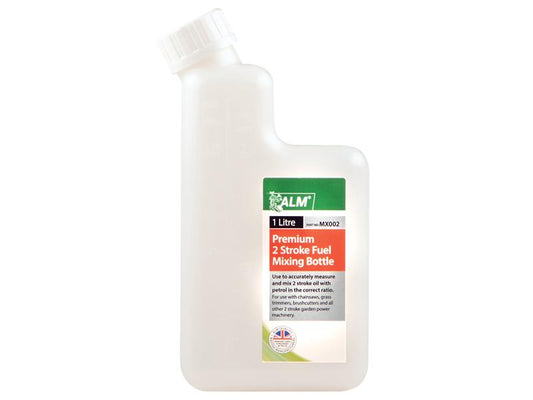 MX002 2-Stroke Premium Fuel Mixing Bottle White, ALM Manufacturing