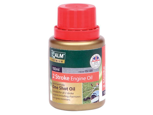 OL120 2-Stroke One Shot Bottle Oil 100ml, ALM Manufacturing