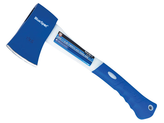 Hand Axe Fibreglass Handle 680g (1.1/2 lb), BlueSpot Tools