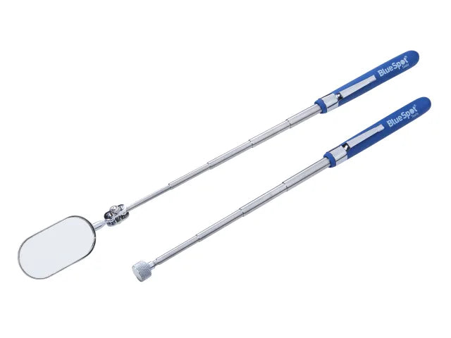 Inspection Mirror and Pickup Tool Set, 2 Piece, BlueSpot Tools