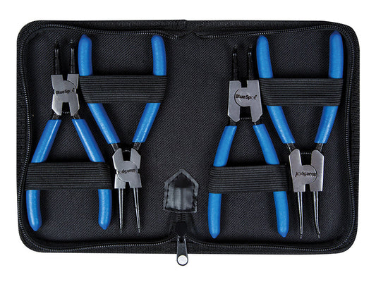 Circlip Pliers Set, 4 Piece, BlueSpot Tools