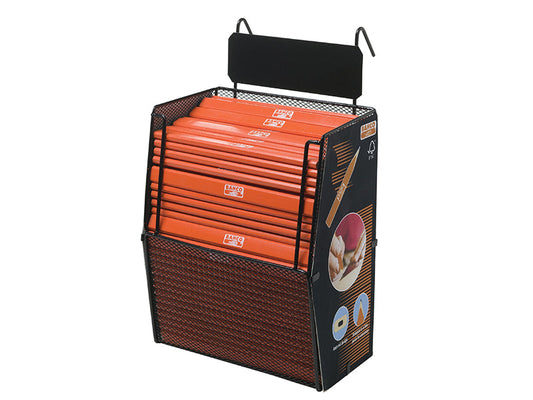 Carpenter's Pencil Display with 200 Pencils, Bahco