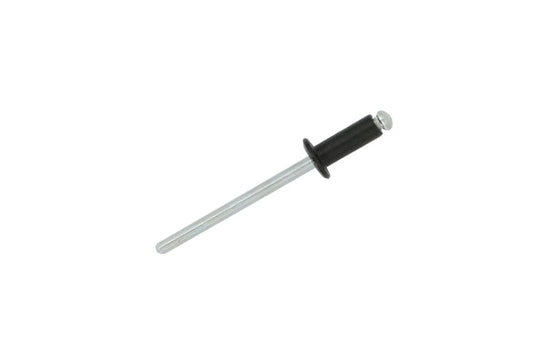 2.4 Aluminium / Steel Dome Head RAL 9005 Black JRP Rivets, Morgans OJ