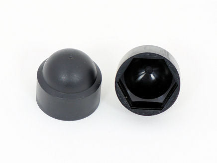 Black Plastic Cover Cap. Suitable for Nuts or Bolts., Morgans OJ