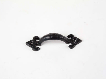 Black Antique Fleur de Lys Pull Handle  (1 per Card) EXB - HQ1473/4, Morgans OJ
