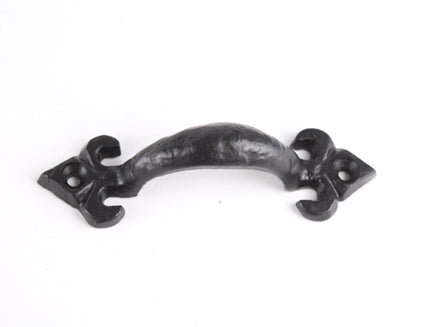Black Antique Fleur de Lys  Pull Handle EXB, Morgans OJ