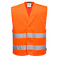 Hi-Vis Mesh Two Band Vest, Morgans PW