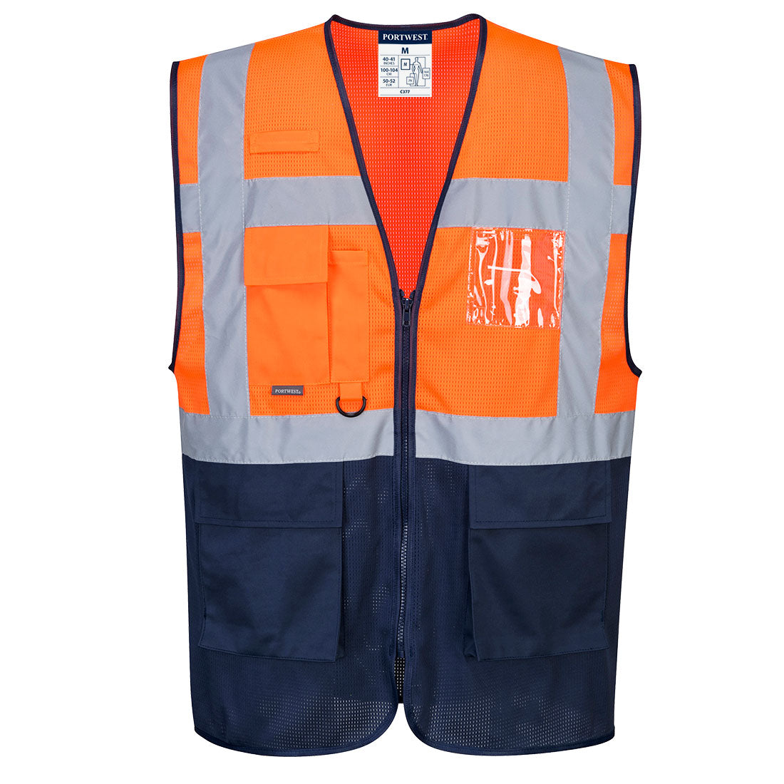 Hi-Vis Mesh Contrast Executive Vest, Morgans PW