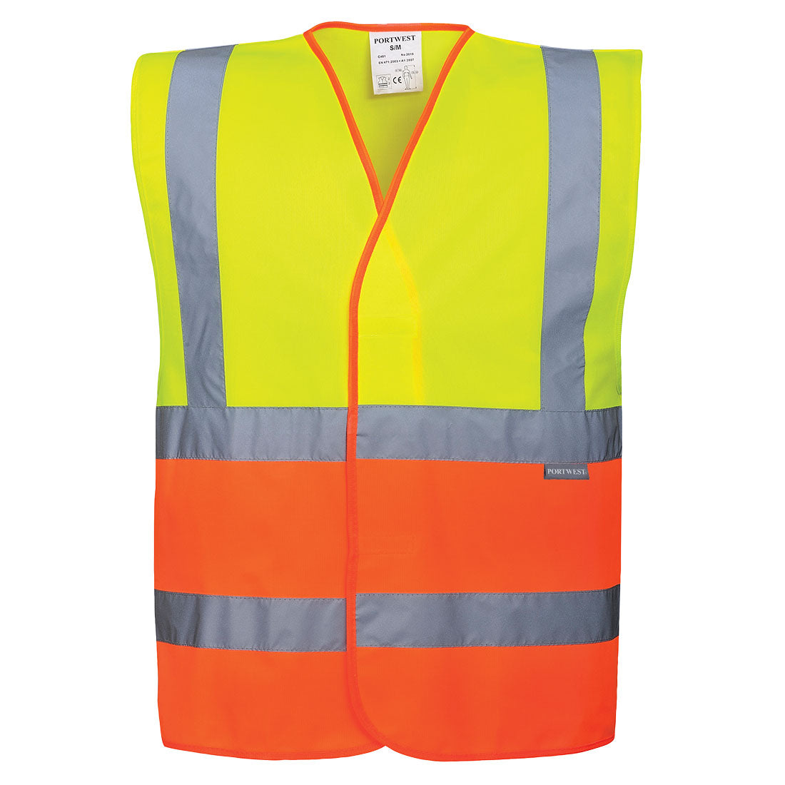 Hi-Vis Band and Brace Contrast Vest