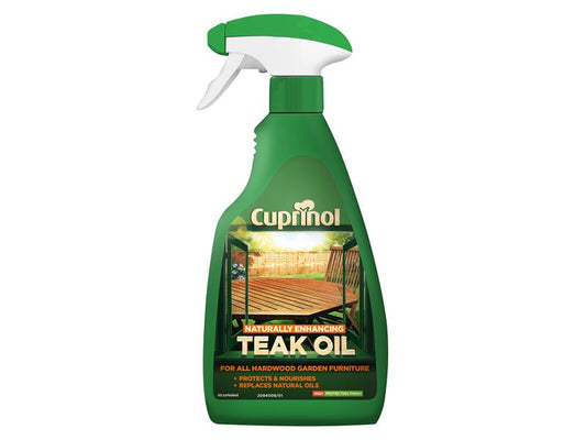 Naturally Enhancing Teak Oil Clear Spray 500ml, Cuprinol