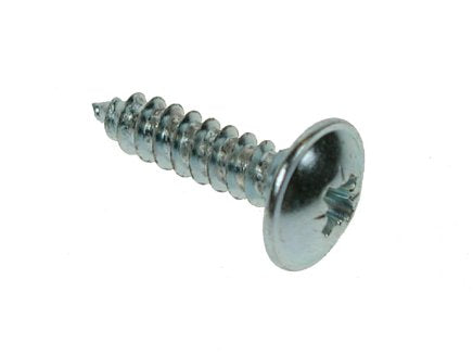 10.00 Self-Tapping Screws Pozi Flange Head AB BS 4174 BZP, Morgans OJ
