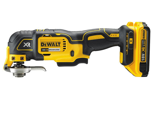 DCS355D1 XR Brushless Oscillating Multi-Tool 18V 1 x 2.0Ah Li-ion, DEWALT