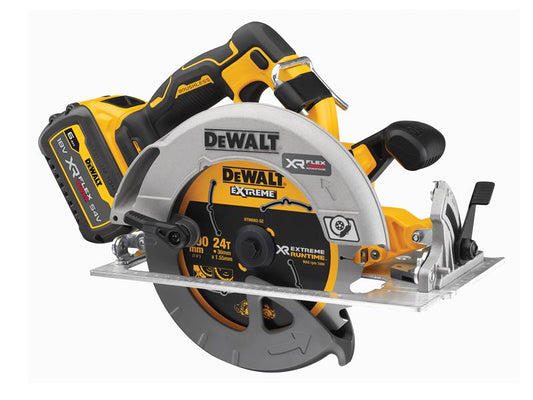 DCS573T1 XR FlexVolt Advantage Circular Saw 190mm 18V 1 x 6.0Ah Li-ion, DEWALT