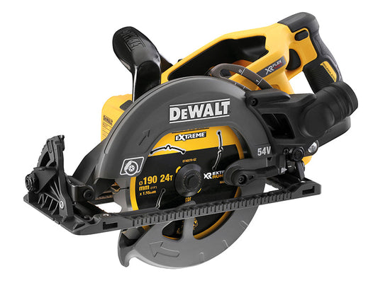 DCS577N FlexVolt XR High Torque Circular Saw 190mm 54V Bare Unit, DEWALT