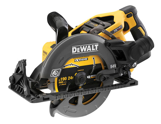 DCS577T2 FlexVolt XR High Torque Circular Saw 190mm 54V 2 x 2.0Ah Li-ion, DEWALT