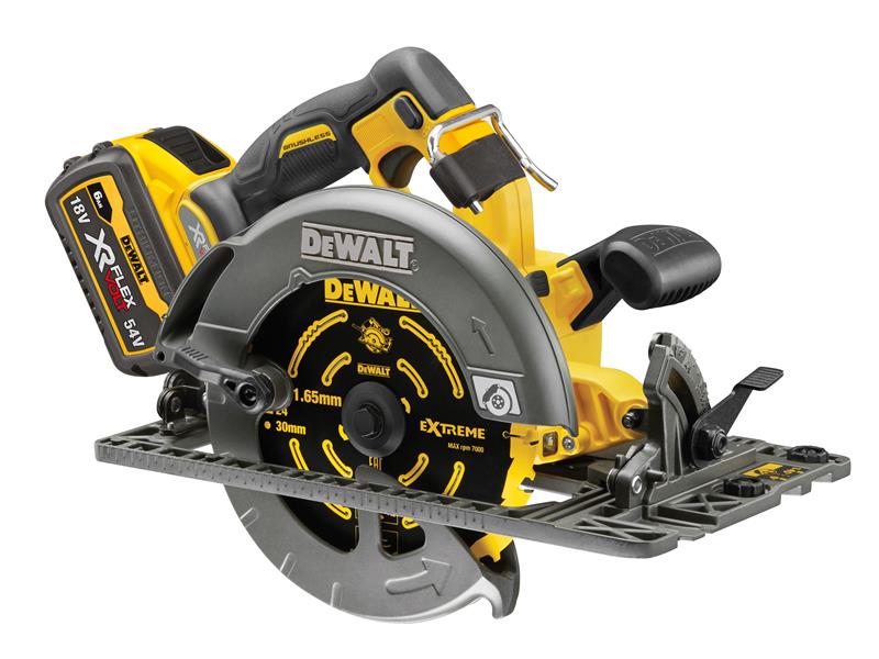 DCS579T2 XR FlexVolt Circular Saw 190mm 54V 2 x 2.0Ah Li-ion, DEWALT