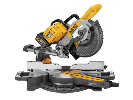 DCS727T2 XR FlexVolt Slide Mitre Saw 250mm 54V 2 x 2.0Ah Li-ion, DEWALT