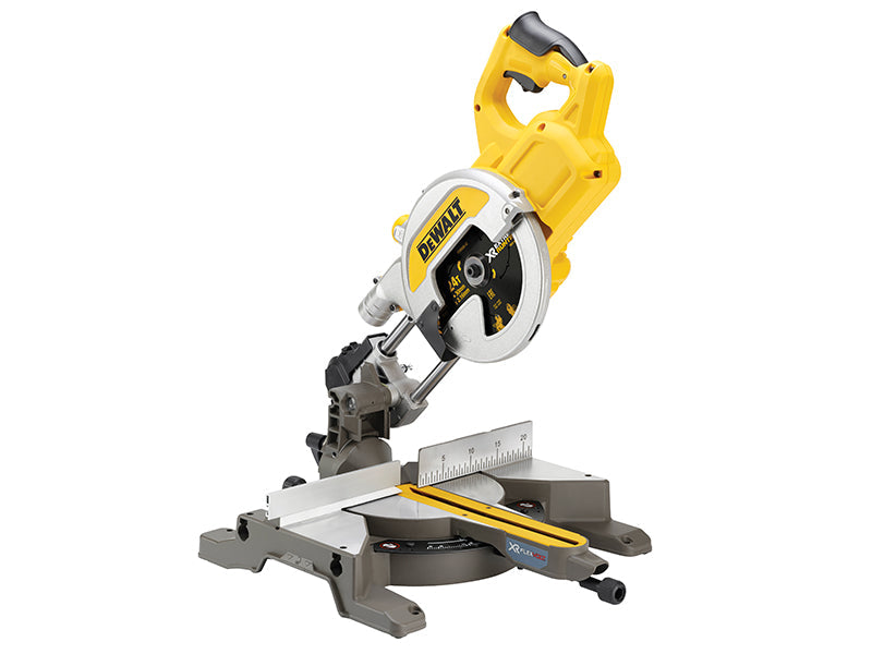 DCS777T2 XR FlexVolt Mitre Saw 216mm 54V 2 x 2.0Ah Li-ion, DEWALT