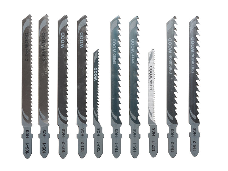 HCS Wood Jigsaw Blades Variety Pack of 10, DEWALT