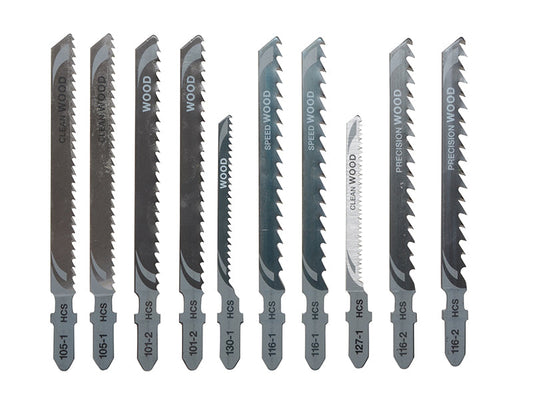 HCS Wood Jigsaw Blades Variety Pack of 10, DEWALT