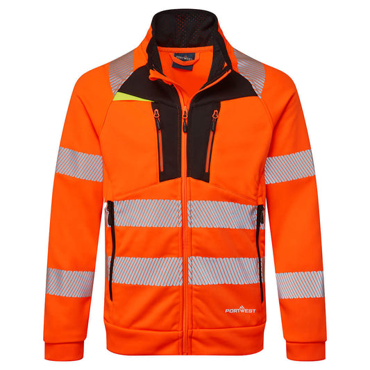 DX4 Hi-Vis Funnel Neck Sweatshirt, Morgans PW