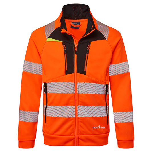 DX4 Hi-Vis Funnel Neck Sweatshirt