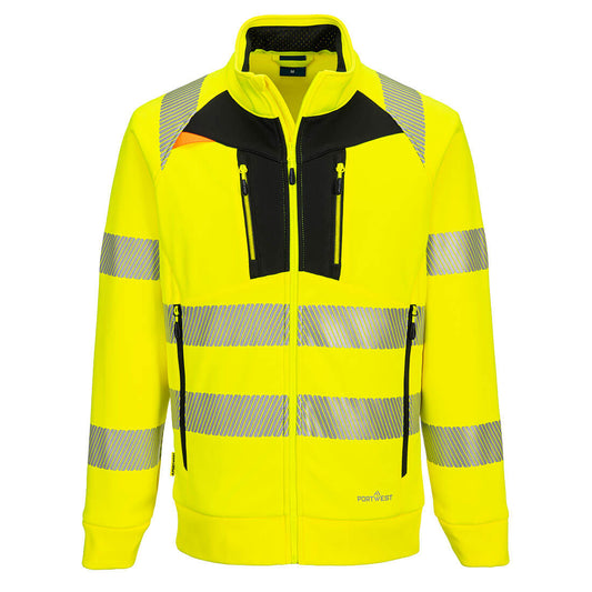 DX4 Hi-Vis Funnel Neck Sweatshirt, Morgans PW
