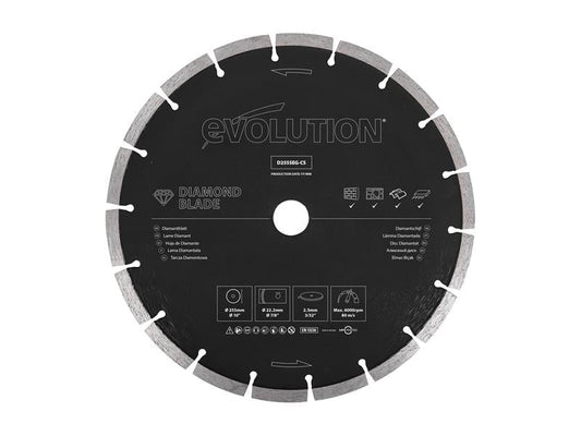 General Purpose Diamond Blade 255 x 22.2mm, Evolution