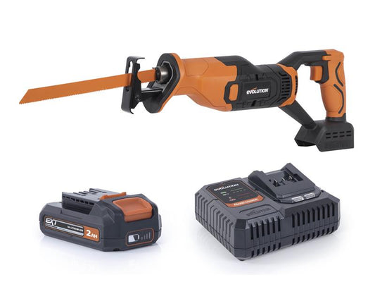 R150RCP-Li EXT Reciprocating Saw 18V 1 x 2.0Ah Li-ion, Evolution
