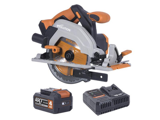 R165CCS-Li EXT Circular Saw 18V 1 x 4.0Ah Li-ion, Evolution