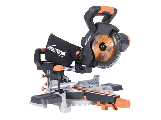 R185SMS-Li EXT Sliding Mitre Saw 18V Bare Unit, Evolution